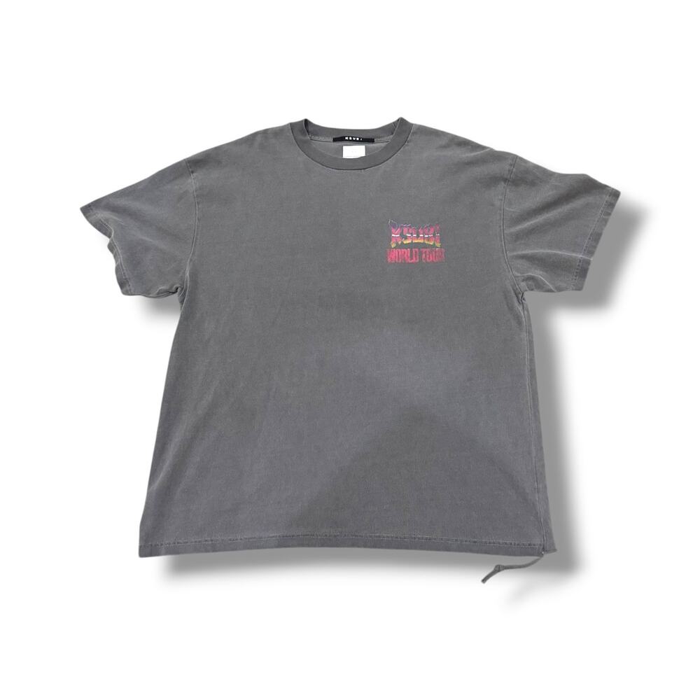 NEW Ksubi Global Ekcess Short Sleeve Tee in Charcoal | Size MEDIUM